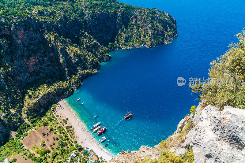 蝴蝶谷。Fethiye /土耳其